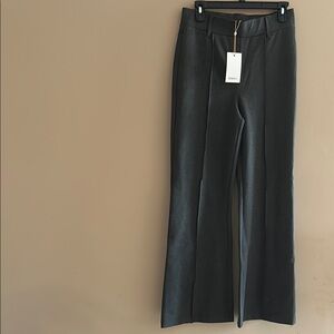 Quince, NWT, Dark Gray Flared Trousers